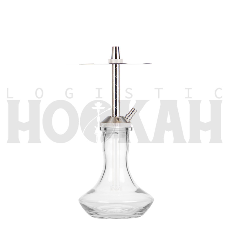 Cachimba-Mr-Shisha-Baby-Silver+Base-Rusa-Mini-Clear