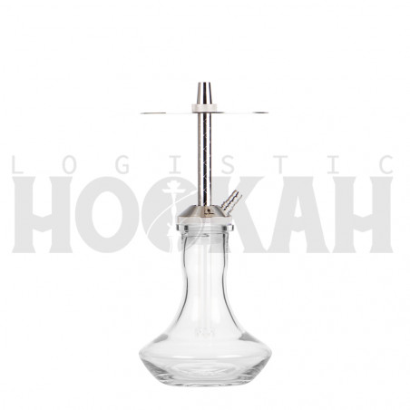 Cachimba-Mr-Shisha-Baby-Silver+Base-Rusa-Mini-Clear