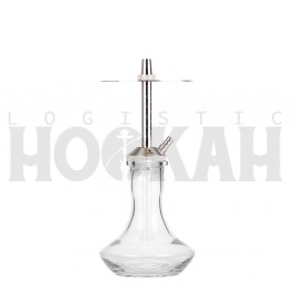 Cachimba-Mr-Shisha-Baby-Silver+Base-Rusa-Mini-Clear