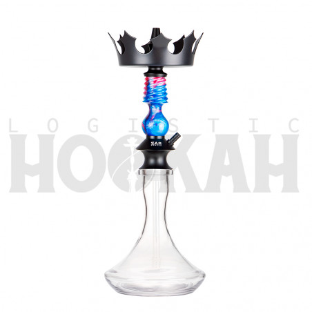 Cachimba-Zar-Hookah-Gufy-Azul+Base-Rusa-Clear