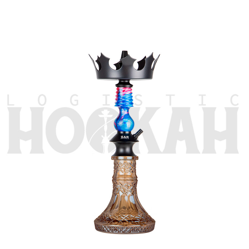Cachimba-Zar-Hookah-Gufy-Azul+Base-Rusa-Mini-Glass-A-Amber