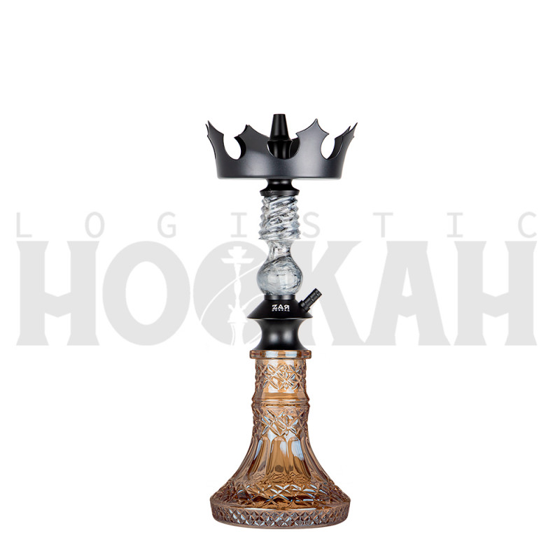 Cachimba-Zar-Hookah-Gufy-Blanca+Base-Rusa-Mini-Glass-A-Amber