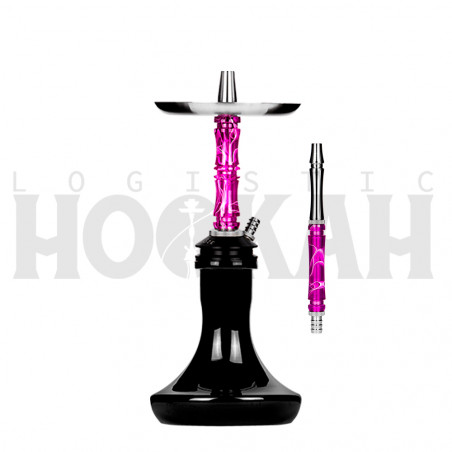 Cachimba-Moze-Breeze-Two-Wavy-Purple+Base-Rusa-Mini-Full-Black
