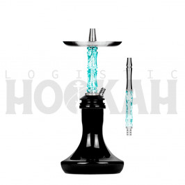 Cachimba-Moze-Breeze-Two-Wavy-Mint+Base-Rusa-Mini-Full-Black Cachimba-Moze-Breeze-Two-Wavy-Mint+Base-Rusa-Mini-Full-Black