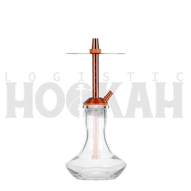 Cachimba-Mr-Shisha-Baby-Bronze+Base-Rusa-Mini-Clear