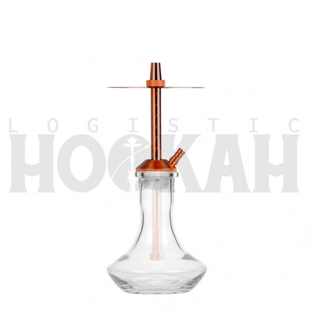 Cachimba-Mr-Shisha-Baby-Bronze+Base-Rusa-Mini-Clear